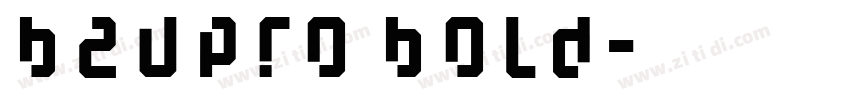 BauPro Bold字体转换